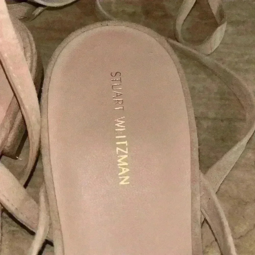 NEW Stuart Weitzman Anita Suede Sandal Size 10